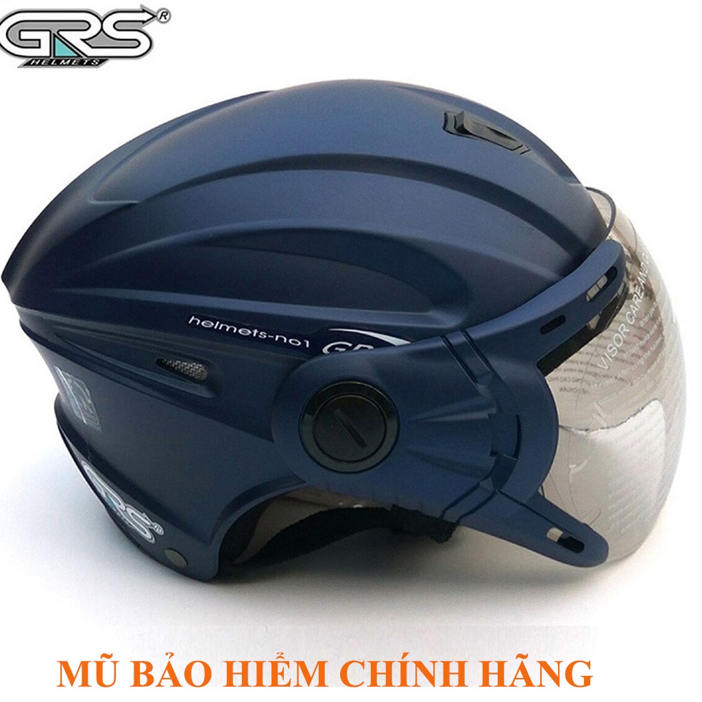 Mũ bảo hiểm nửa đầu có kính GRS A737K