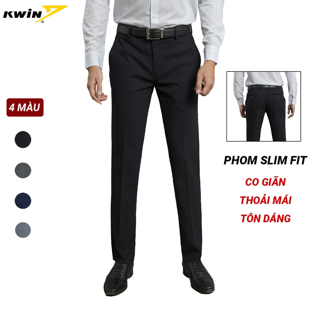 Quần Tây Nam cao cấp Kwin 4 màu sang trọng, mềm mại thoáng khí - KTR01709 - HÀNG MỚI VỀ