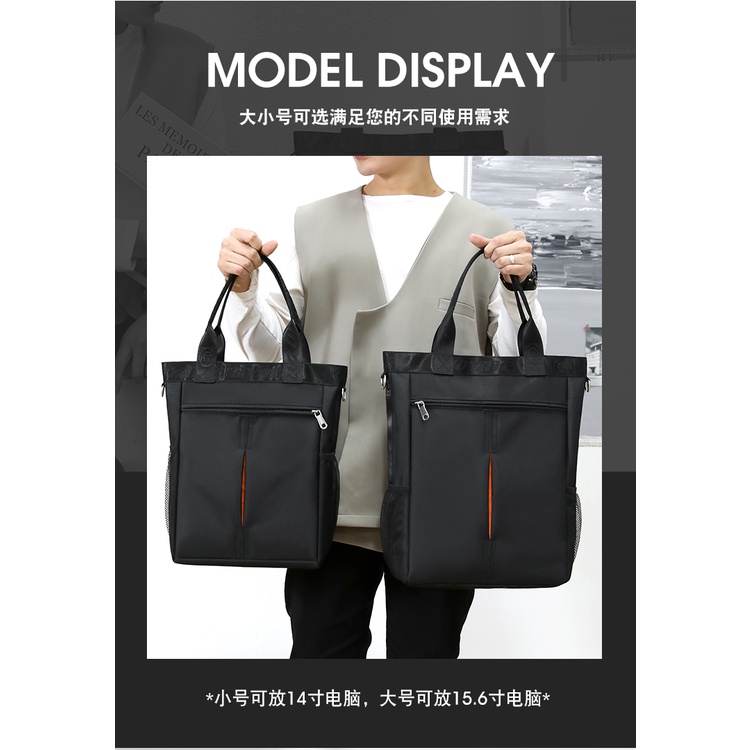 Túi xách công sở cỡ lớn màu trơn thời trang Hàn Quốc cho nam | BigBuy360 - bigbuy360.vn