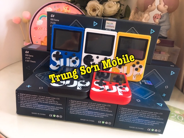 Máy Chơi Game cầm tay SUP G4 400IN1 MẪU MỚI CẢI TIẾN MÀN HÌNH LCD MỚI RÕ NÉT ( Ảnh thật)HOT TRENDS