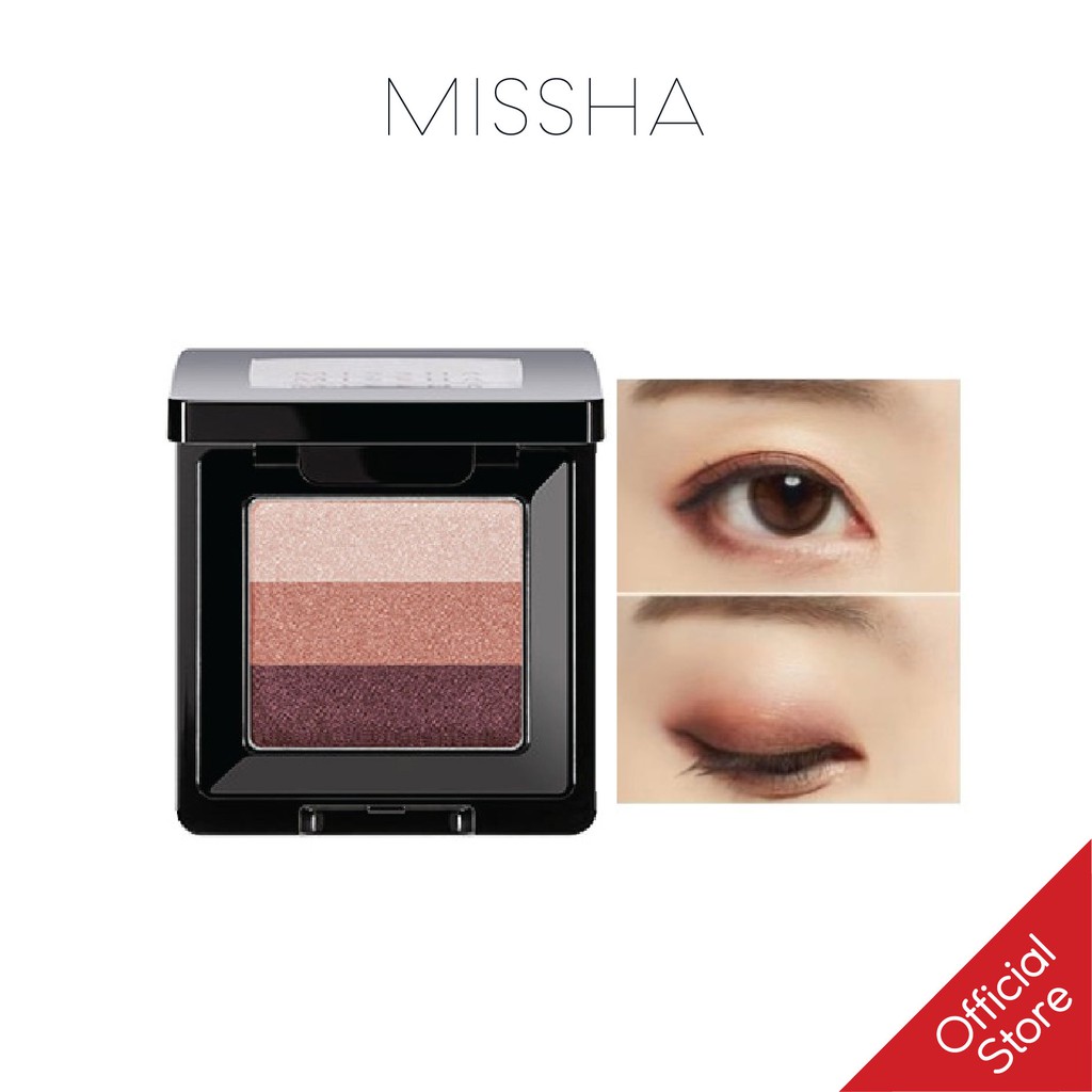 [Mã COSDEP -8% ĐH250k]Phấn Mắt 3 Màu Missha Triple Shadow version 2 1.5g | BigBuy360 - bigbuy360.vn