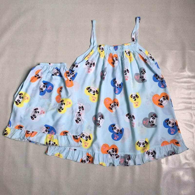 Đồ bộ đùi 2 dây Lanh (tole) Size 2 từ 50kg-60kg. | BigBuy360 - bigbuy360.vn