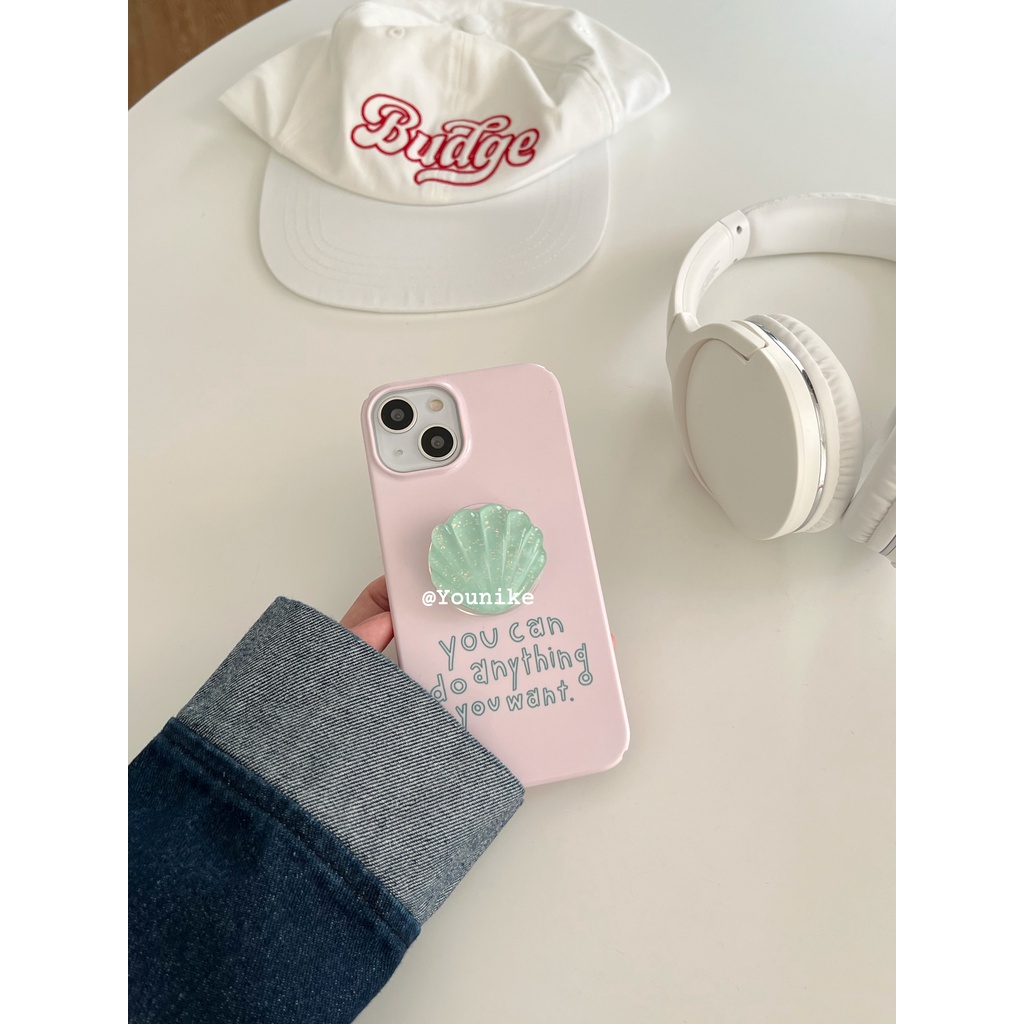 Ốp Điện Thoại Nhựa Cứng In Hình Nàng Tiên Cá Lắc Sữa Đáng Yêu Cho Iphone 15 / 13pro / 14promax / 12 / 11 / 8plus / 12 Mini