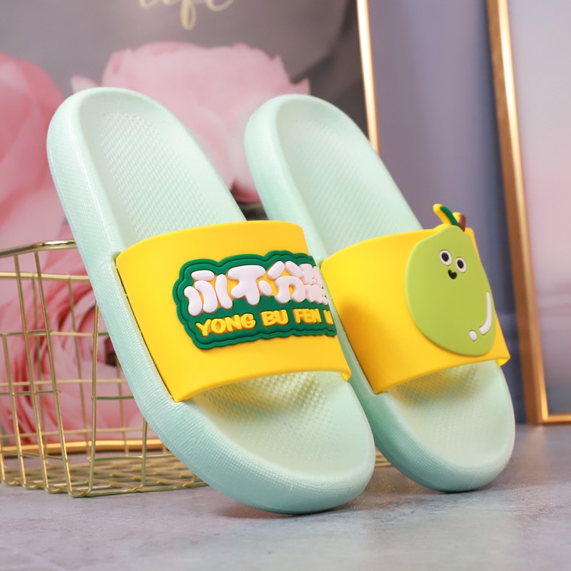 Dép đi trong nhà MS Cha22041208 đế dày chống trượt hình trái cây dễ thương thời trang mùa hè dành cho nữ