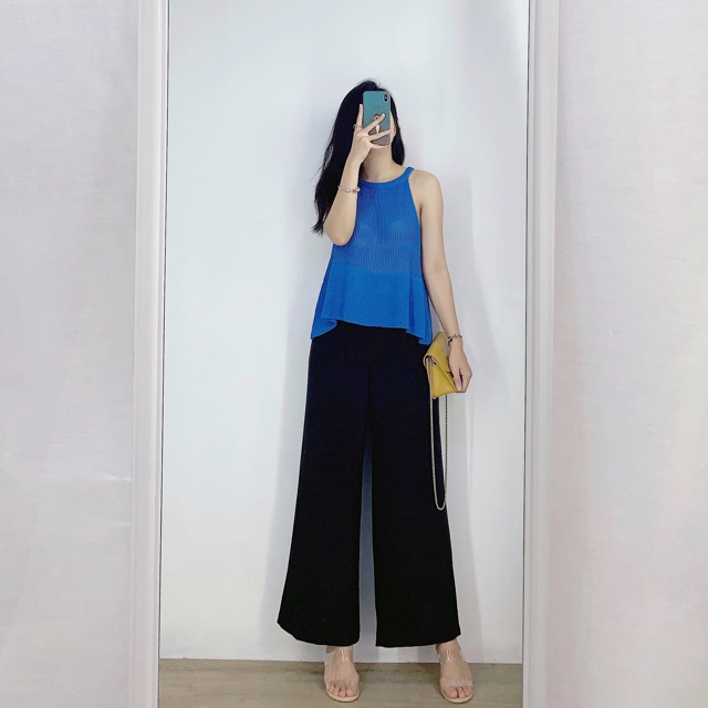 (Ảnh thật) A015 áo yếm len đan NS