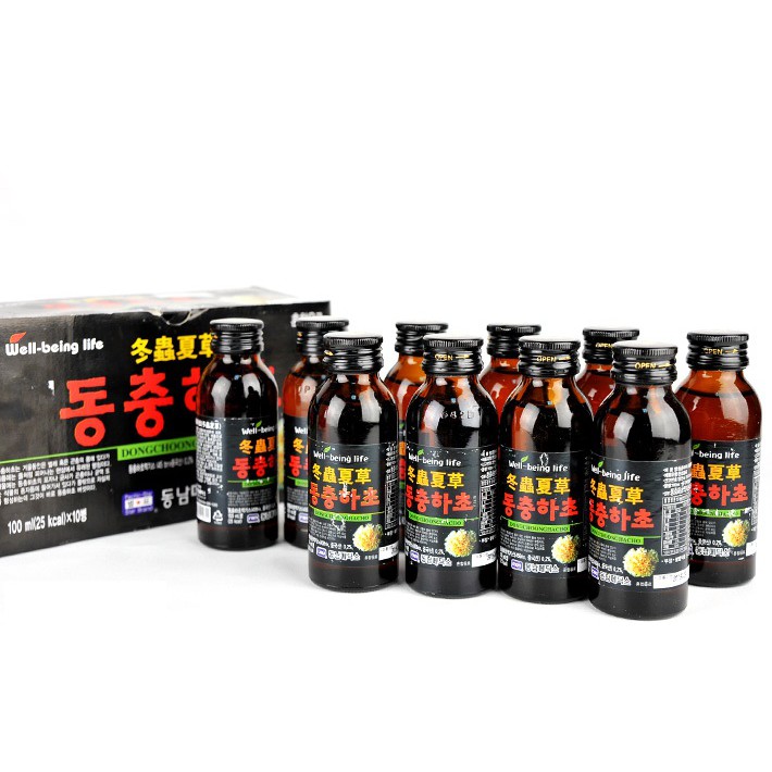 [HÀNG MỚI] Nước Đông Trùng Hạ Thảo Hàn Quốc,Hộp 10 Chai x 100ml [DATE 2023] | BigBuy360 - bigbuy360.vn
