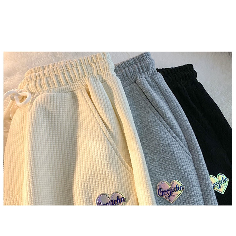 Quần Dài Nữ Lưng Cao Ống Rộng Thời Trang Năng Động