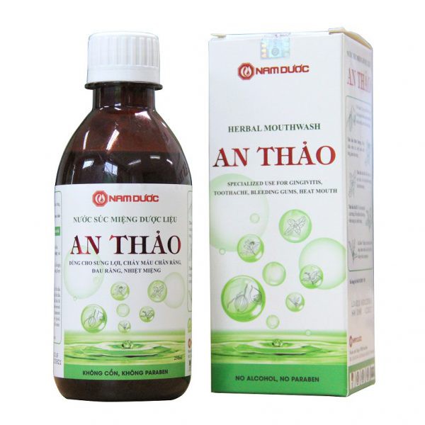 Nước súc miệng dược liệu An Thảo - 250ml