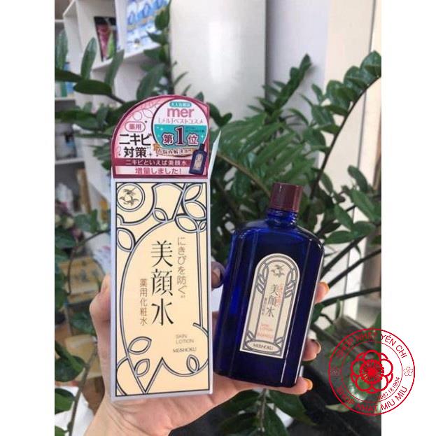 Nước hoa hồng cho da mụn Meishoku Bigansui Medicated Skin Lotion Nhật Bản