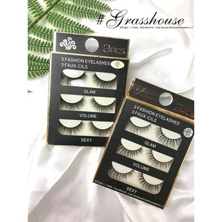 MI GIẢ,mi 3D Lông mi chồn tự nhiên, siêu chắc chắn hàng Hàn quốc (3 cặp/set)