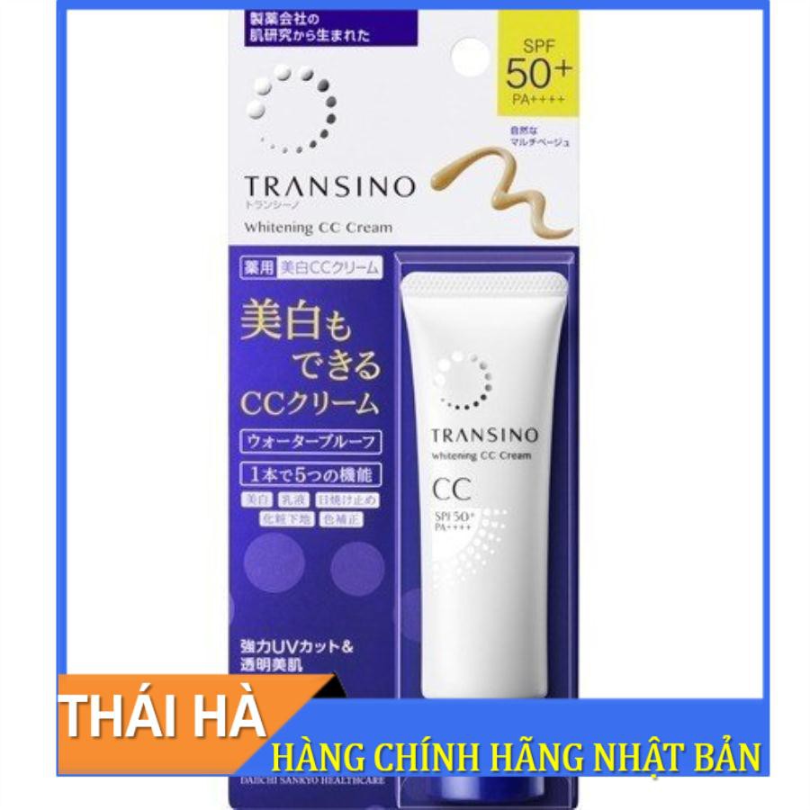 Kem Transino Whitening CC Trang Điểm Dưỡng Trắng Cream 30g