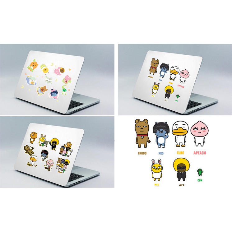Sticker bé đào A3 S30T8 chống thấm nước decal sticker dán laptop mũ bảo hiểm xe sticker cao cấp chủ đề