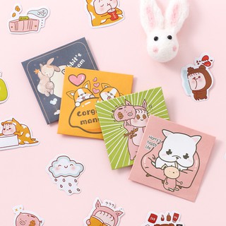 Set 45 hình dán sticker decal trang trí