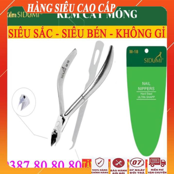 [Loại 1 - CAO CẤP] Kềm cắt móng đa năng siêu sắc, siêu bén, không gỉ/ Kìm cắt móng tay nhặt da chết M18 sidumi hàn quốc