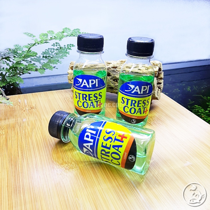 API Stress Coat+ (100mL) | Khử Độc Nước - Giảm Stress - Chống Sốc - Lành Vết Thương Cho Cá Cảnh