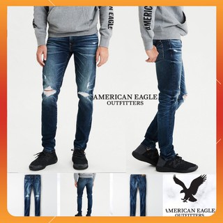 Quần jean nam rách gối skiny hiệu amerian eagle vnxk xịn