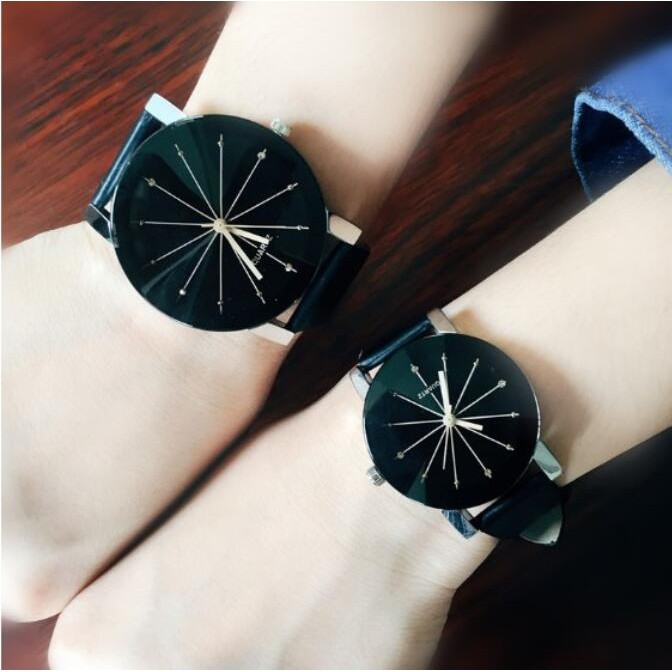 Thời Trang Đồng Hồ Thạch Anh Thiết Kế Đơn Giản Cho Cặp