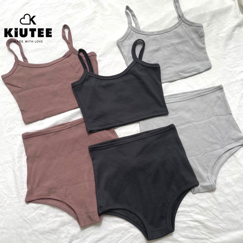 Set bikini lưng cao High waisted LOVEKIUTEE | BigBuy360 - bigbuy360.vn