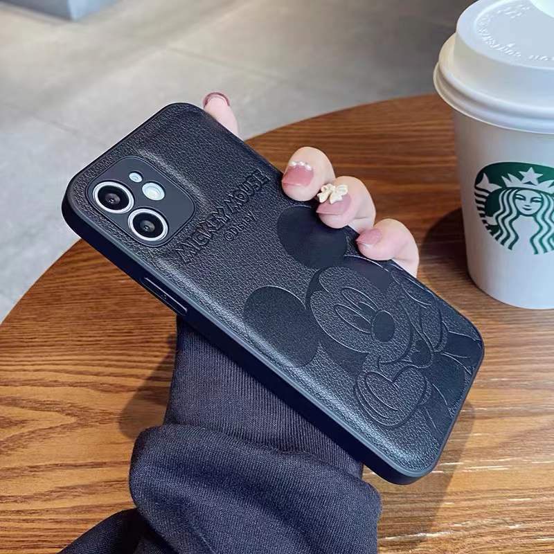Ốp Điện Thoại Bảo Vệ Toàn Diện Họa Tiết Chuột Mickey Hoạt Hình Cho Apple 12 13promax iPhone11 xs/xr/13 Pro Max 6it4