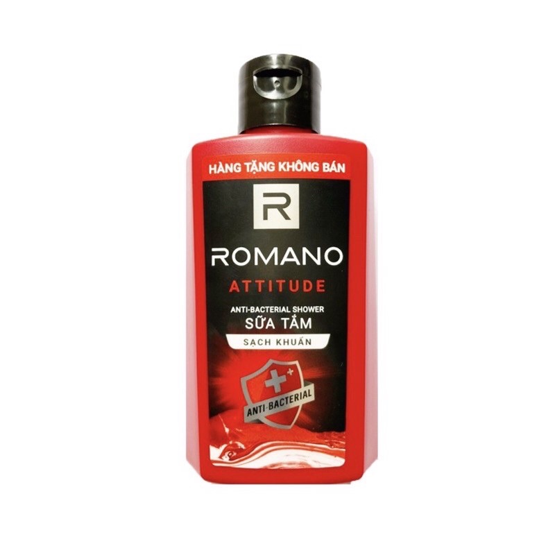 Sữa tắm Romano 60g  chai nhỏ tiện dụng