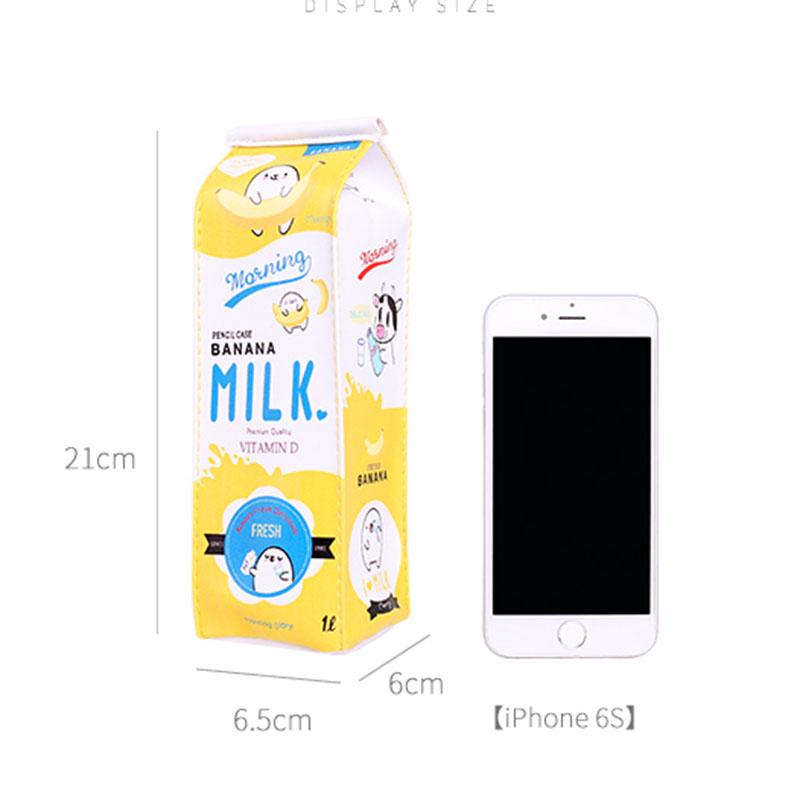 Túi đựng bút hình hộp sữa dễ thương độc đáo chất lượng cao - ảnh sản phẩm 9