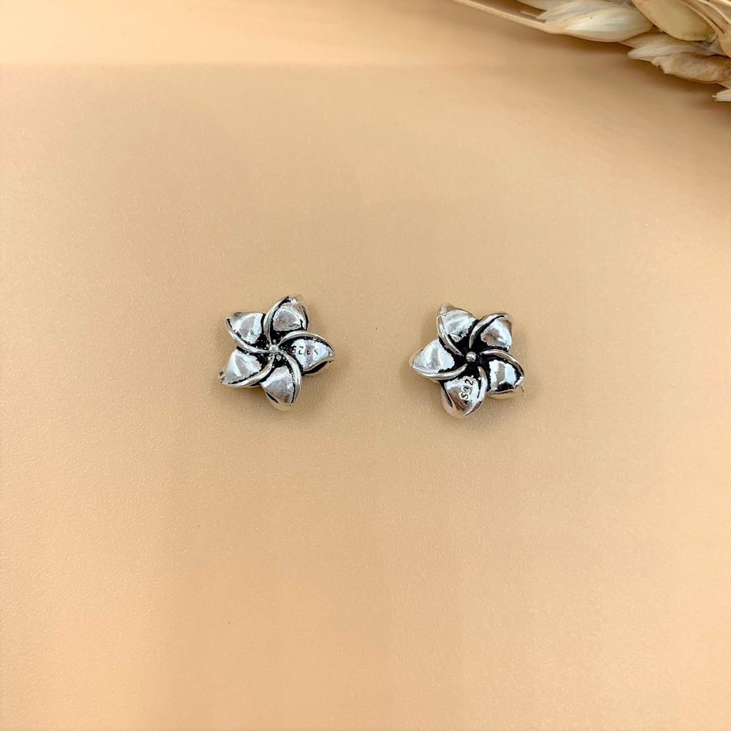 Charm nối hình chong chóng 5 cánh - Charm Bạc 925 - Mã CA580 CB755
