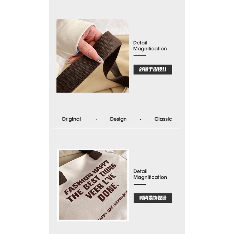 Túi Xách Vải Cỡ Lớn Thời Trang Dành Cho Nữ