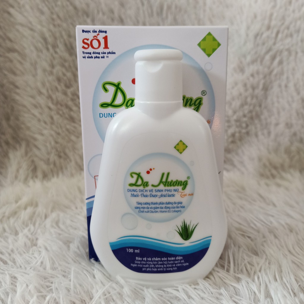 Dung dịch vệ sinh phụ nữ Dạ Hương (100ml) - TẶNG XÀ PHÒNG TRẮNG DA THÁI LAN