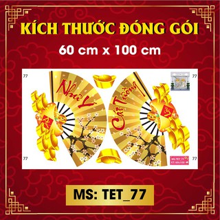 DECAL TRANG TRÍ TẾT 2021 COMBO SỐ 130