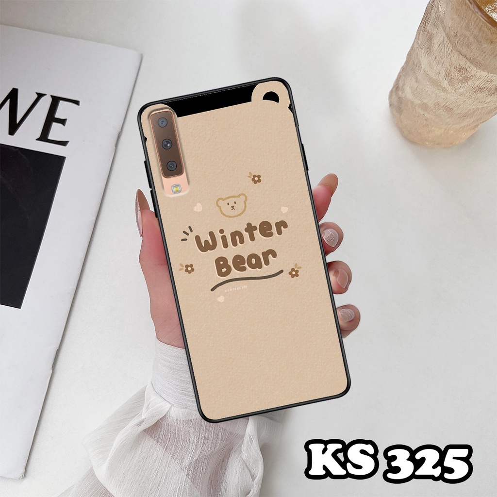 Ốp lưng Samsung A7 2018 - Samsung A9 2018 - Ốp in hình Tai thỏ - Chất liệu TPU cao cấp