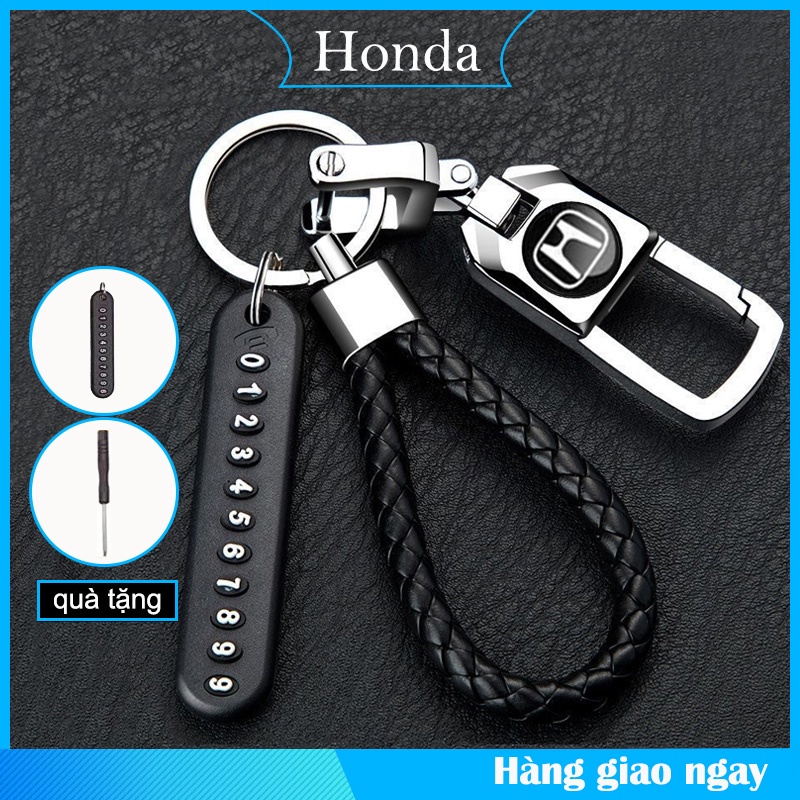 móc chìa khóa ô tô Honda móc khóa hợp kim