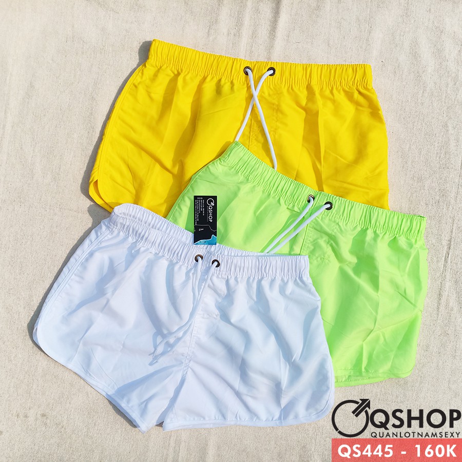 Quần short đi biển vải dù nhiều màu nỗi bật QSHOP QS445