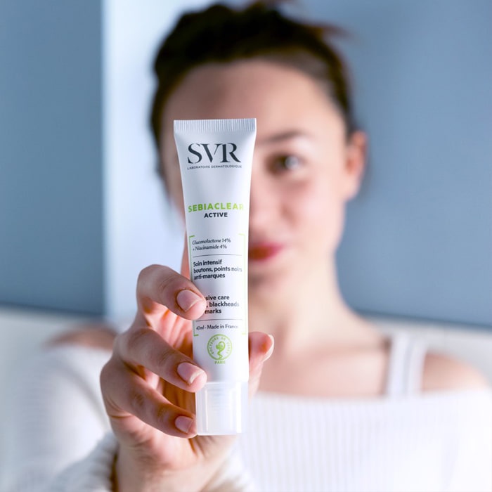 [Mã BMBAU50 giảm đến 50K đơn Kem làm giảm mụn và chống nắng cao SVR SEBIACLEAR Creme SPF50+ 40ml