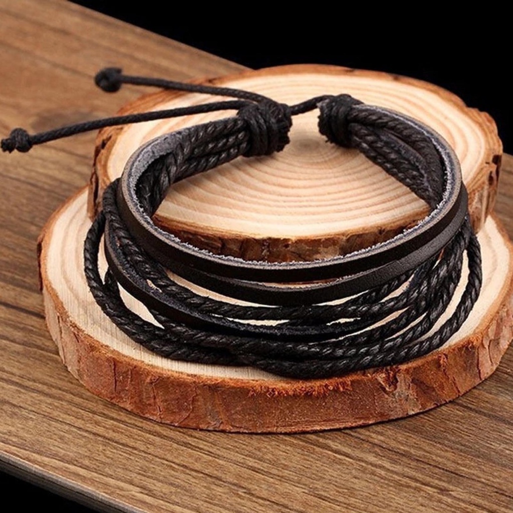 [Ts] Vòng Đeo Tay Nam Làm Việc Tốt Đơn Giản Làm Quà Tặng Cá Nhân