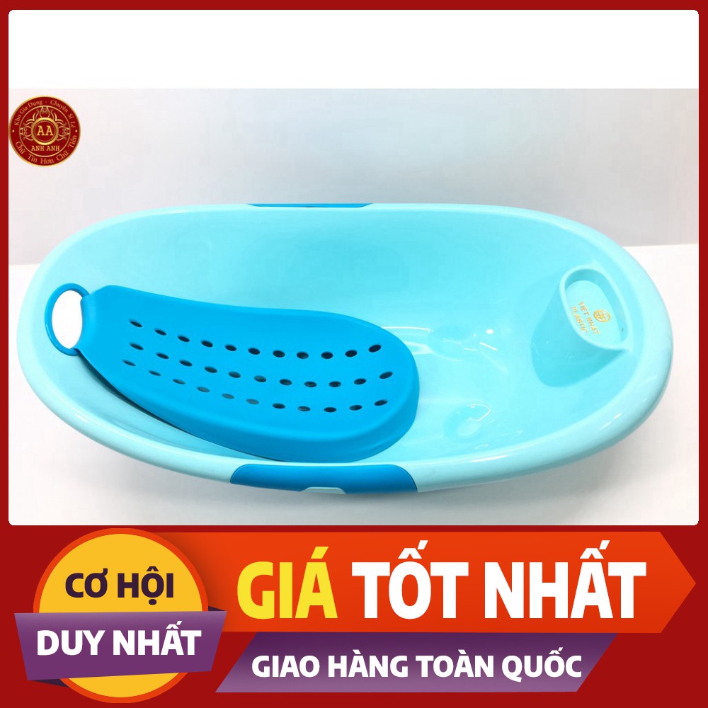 {Rẻ Vô Địch} Chậu tắm elip có giá đỡ Việt Nhật 2202