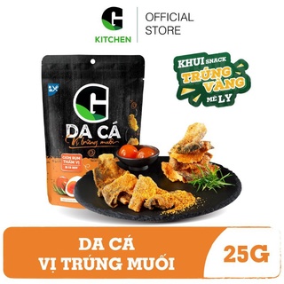 Da cá sấy giòn vị trứng muối G Kitchen 25g