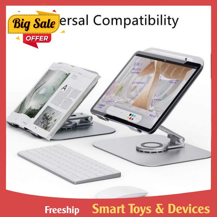 Giá Đỡ Laptop, Macbook, Ipad Bằng Nhôm Có Thể Điều Chỉnh Được Độ Cao, Đế Tản Nhiệt Laptop, Đế Kê Laptop Nhôm