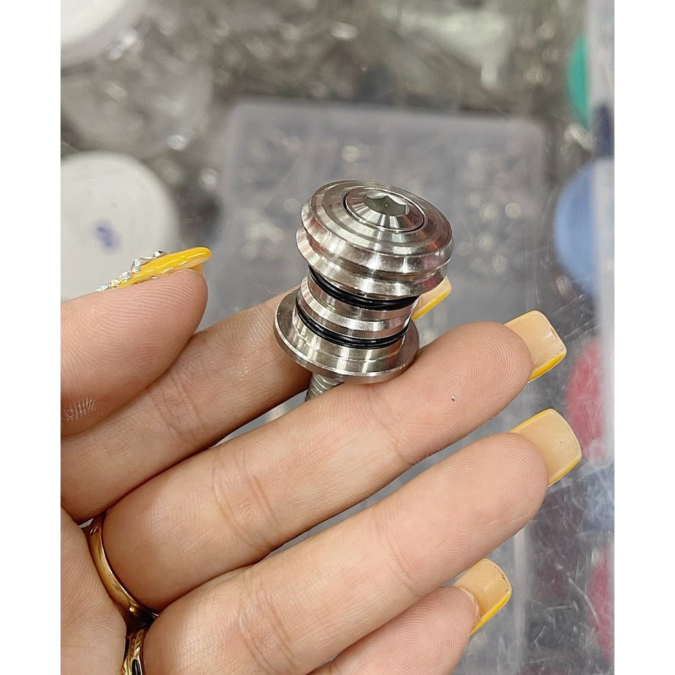 Khâu ốc Inox 304, treo pô gắn xe máy fu, wave..