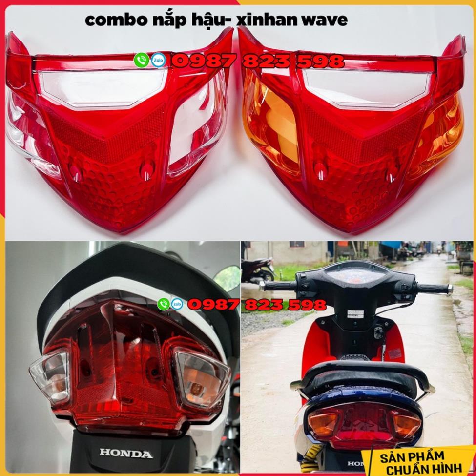 ★ Combo Nắp Đèn Hậu  Wave a 2006 - 2016 , Wave S 100 , Rs 100 , Wave 50cc  ★