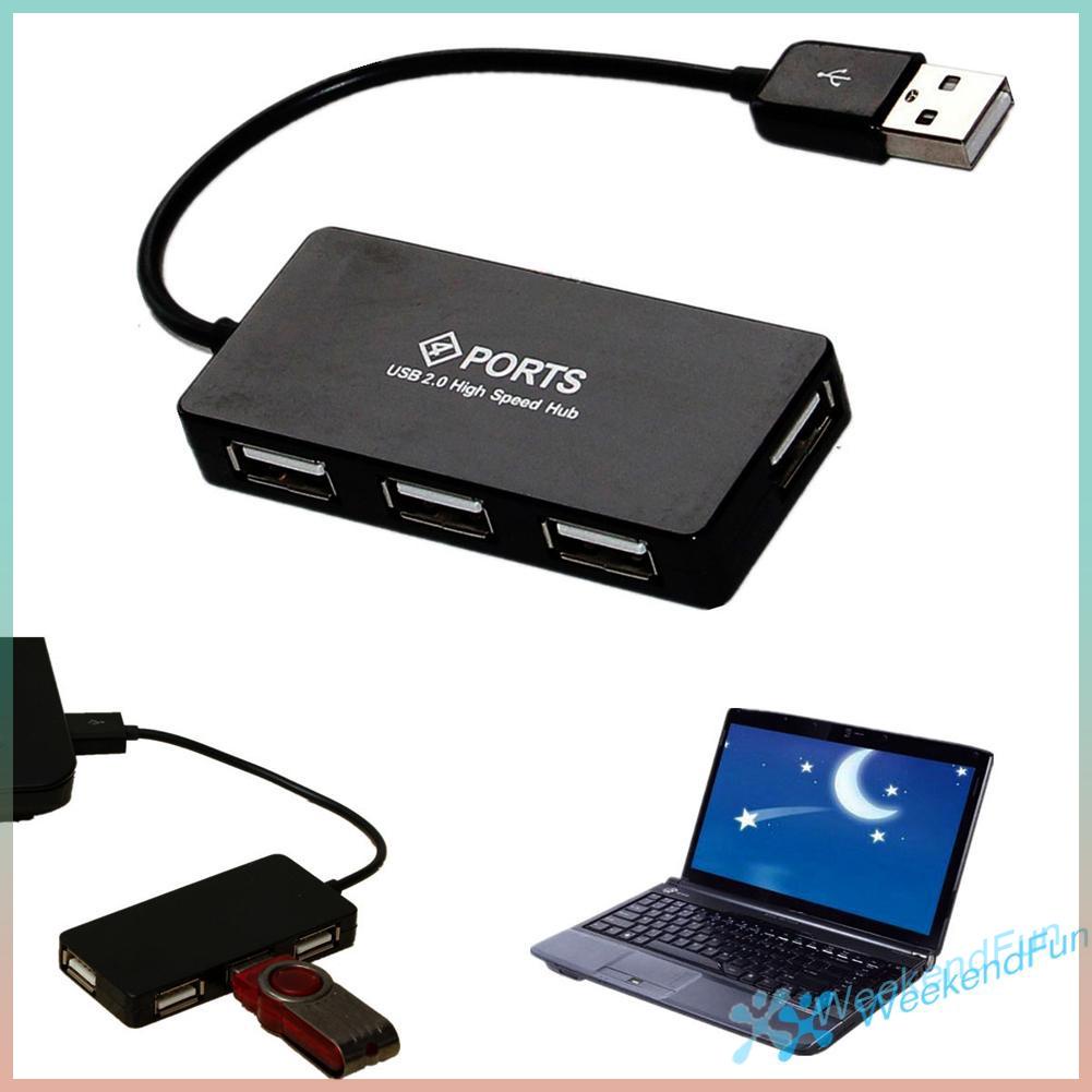 Hub 4 cổng Usb 2.0 tốc độ cao dành cho PC Laptop
