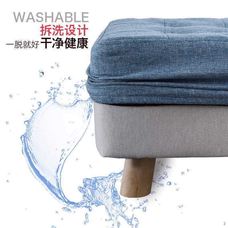 ✖Ghế sofa nhà Thời trang lười gỗ rắn đơn giản Phòng khách dài đẩu sáng tạo