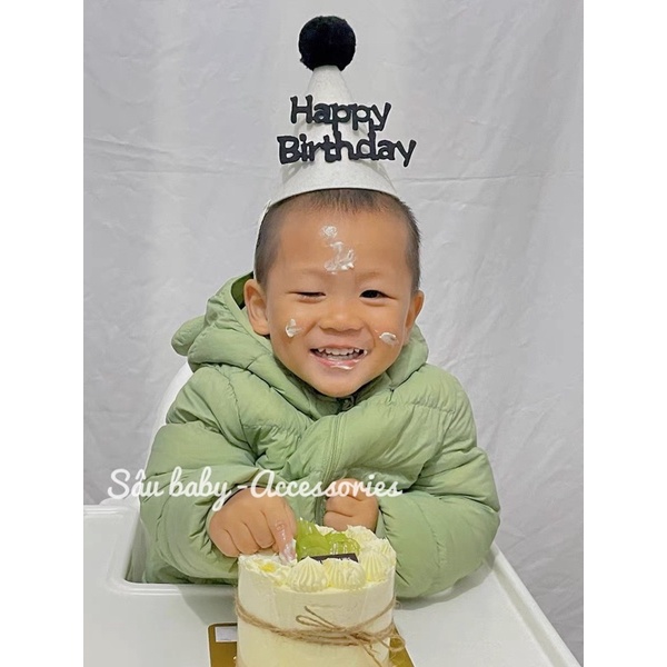 Mũ sinh nhật 3D phong cách Hàn Quốc nhiều mẫu đáng yêu cho bé
