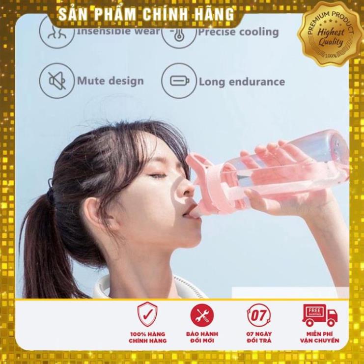 Giá hủy diệt Quạt mini đeo cổ không cánh Parrot thổi rộng 360 độ mát mẻ dễ chịu, có thể sử dụng trong 10h_BH 12 tháng.