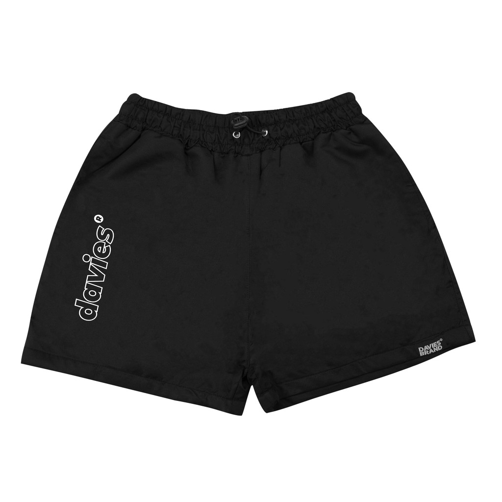 Quần đùi dù nữ basic nhiều màu đẹp DAVIES Logo Short local brand