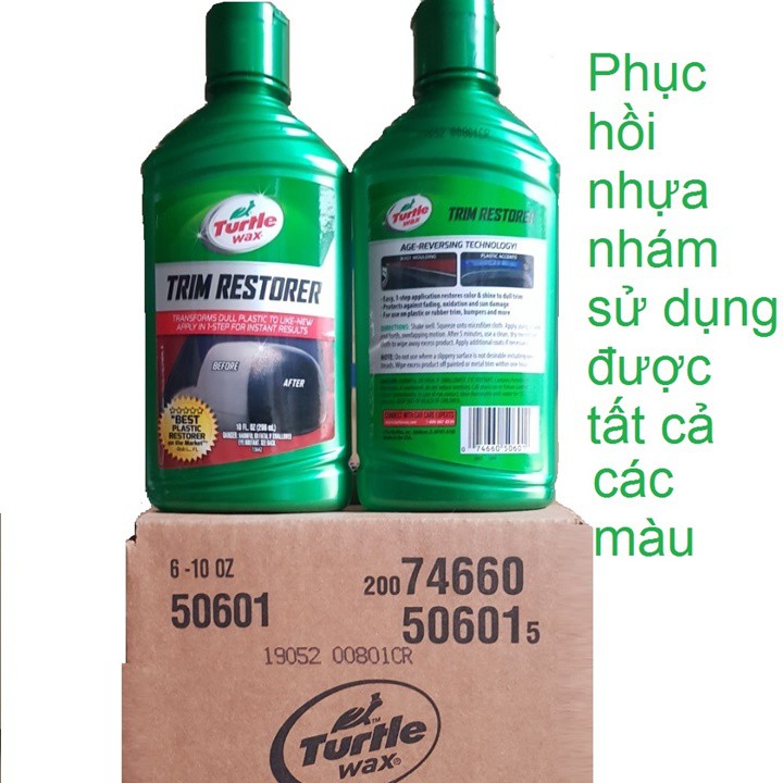 Phục hồi nhựa nhám đen xe ô tô, xe máy, làm mới nhựa xe xuất xứ từ Mỹ