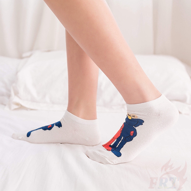 ×× Kaws Ankle Socks ×× H&amp;Q Comfortable Socks Cotton Socks Fashion Cartoon Unisex Socks Lovers Sox