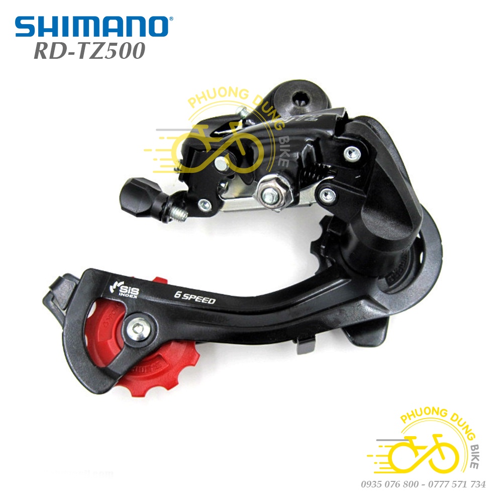 Củ cùi đề sau xe đạp SHIMANO TOURNEY RD-TZ500 5-6-7 Speed - Hàng chính Hãng