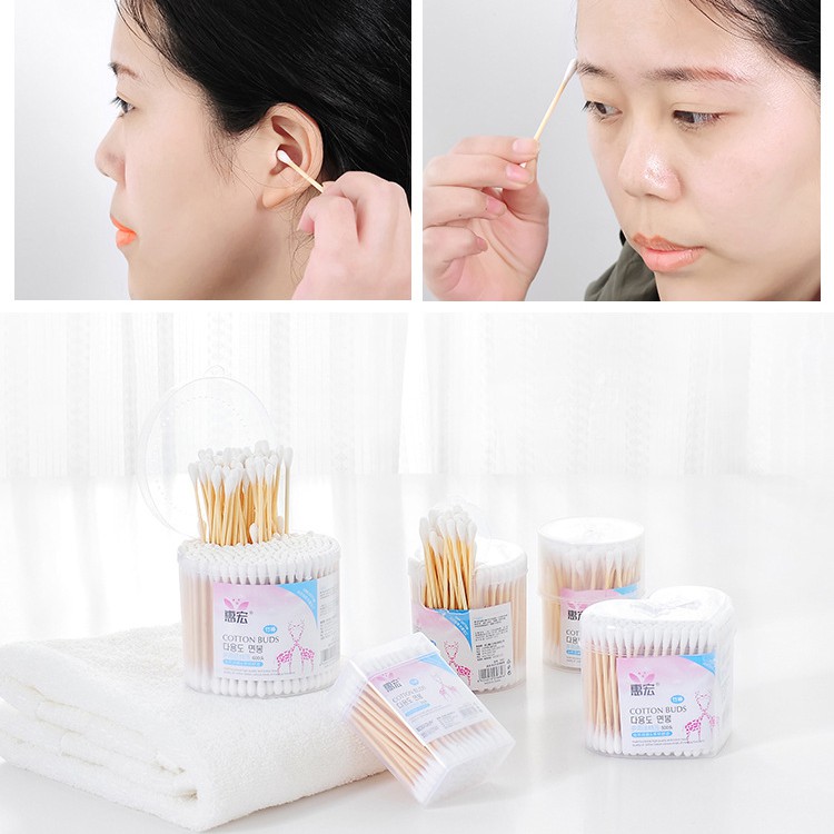 BÔNG TAI CÁN GỖ CAO CẤP LỌ TRÒN NHẬP KHẨU HÀN QUỐC