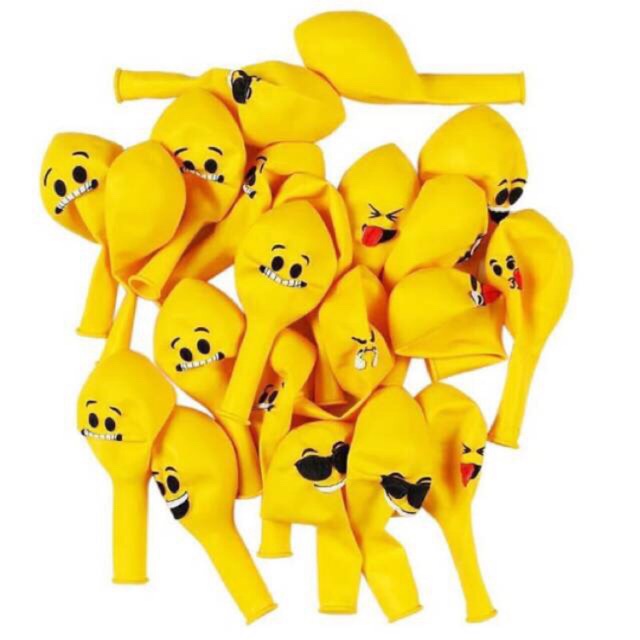 Bán Sỉ 100 Bong Bóng Hình Emoji