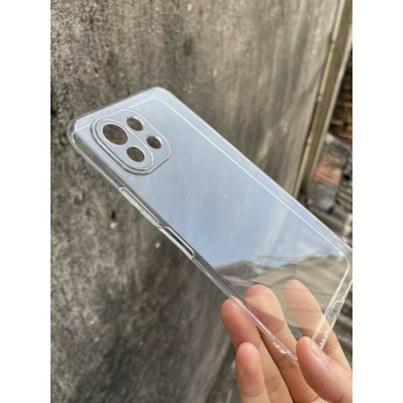 Ốp lưng silicon Gor cho Xiaomi Mi 11 Lite siêu mỏng, có gờ bảo vệ camera
